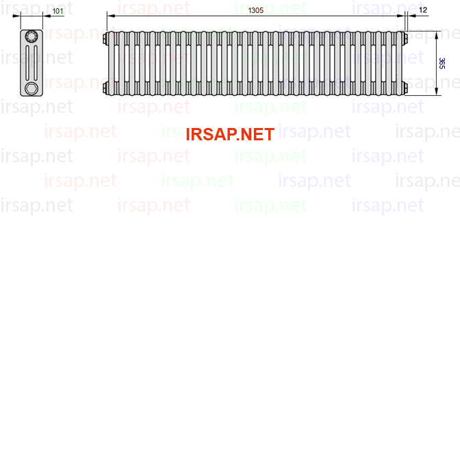 Радиатор IRSAP Tesi 30365/29 T23 CL 01